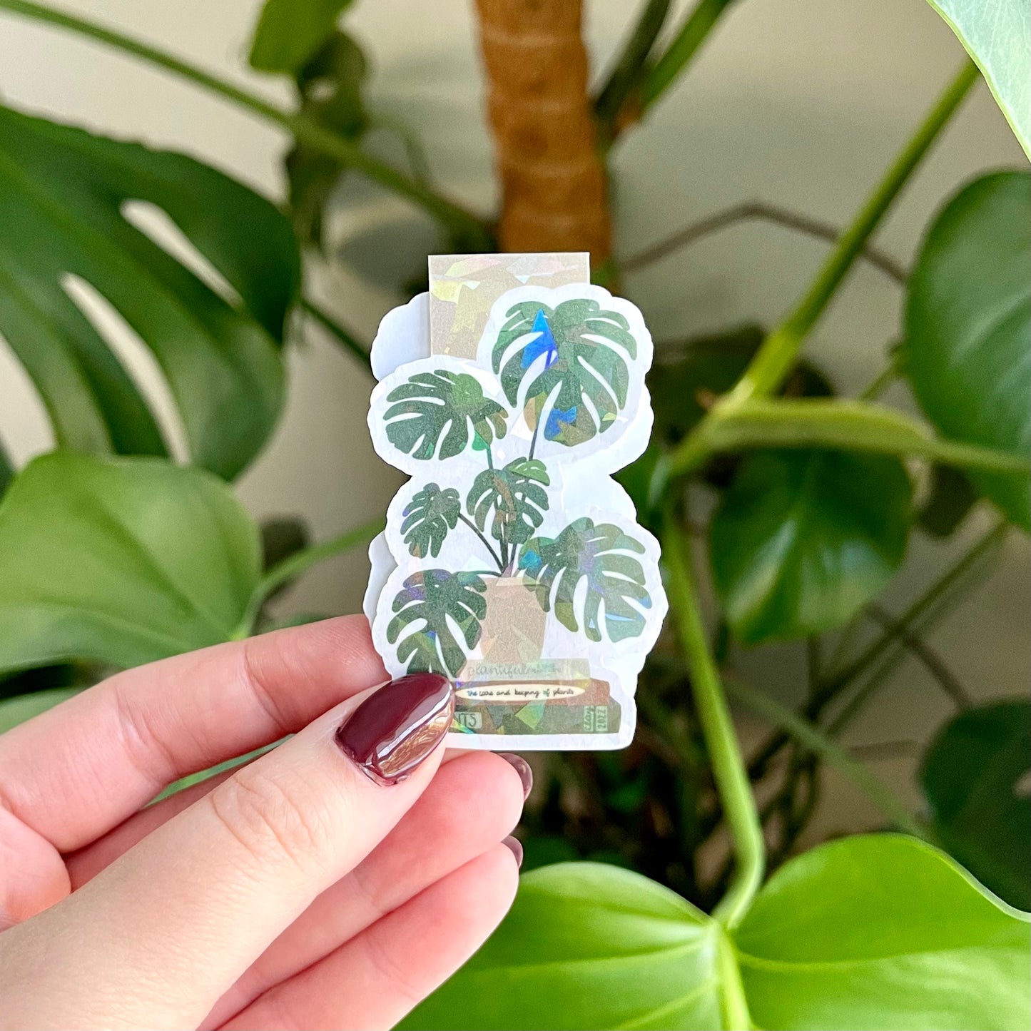 Magnetic Bookmark | Monstera Bookstack