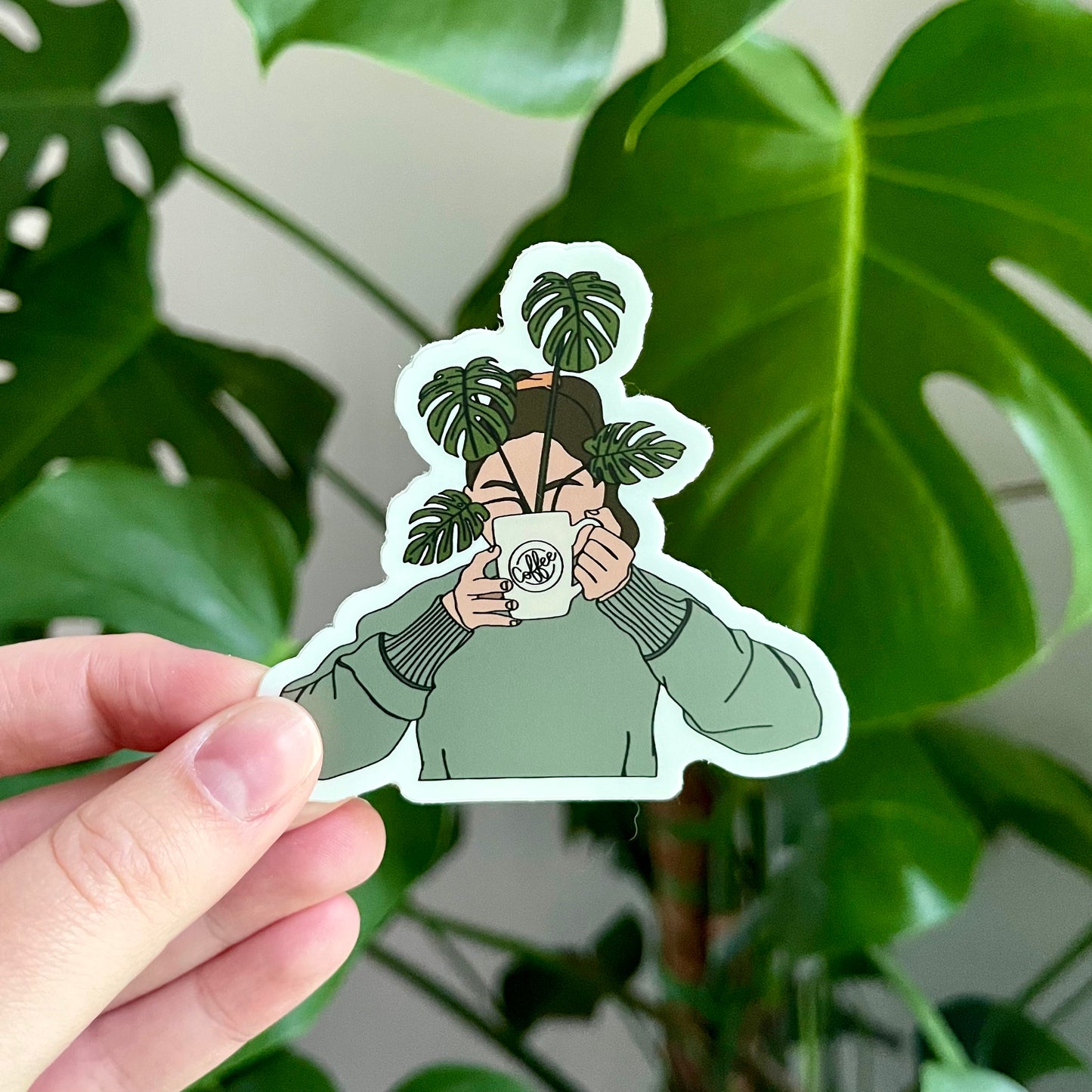 Sticker | Plants & Coffee