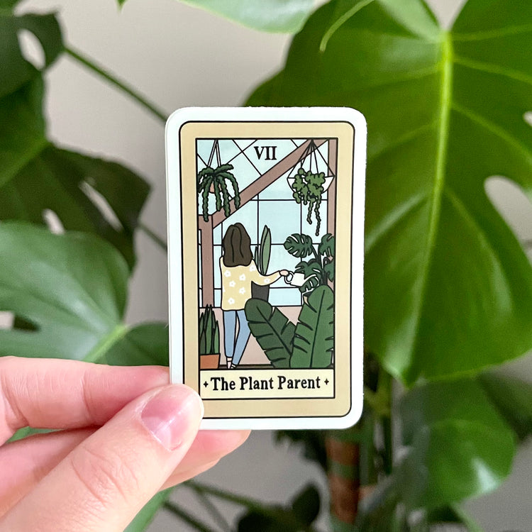 Sticker | The Plant Parent Tarot Card